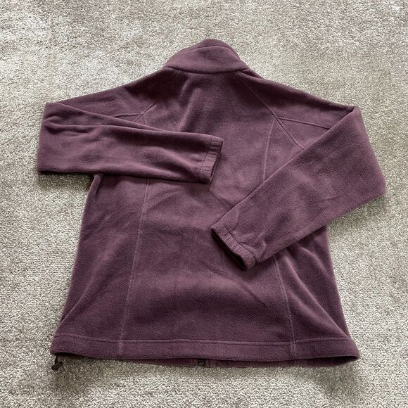 Columbia Jacket Adult Large Purple Soft Fleece Full Zip Pockets Hiking Outdoor - Picture 2 of 14